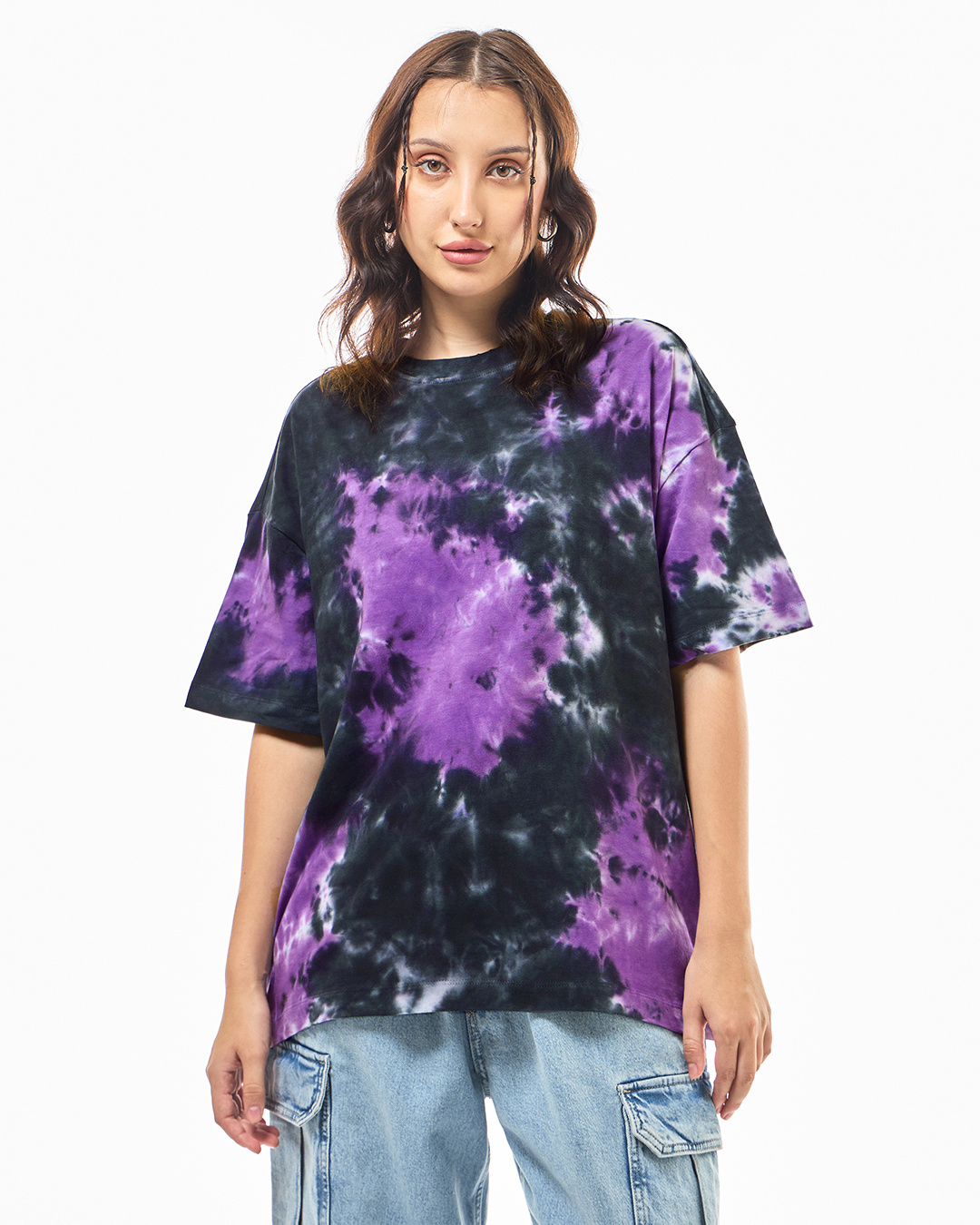 oversized tie dye t shirt women's