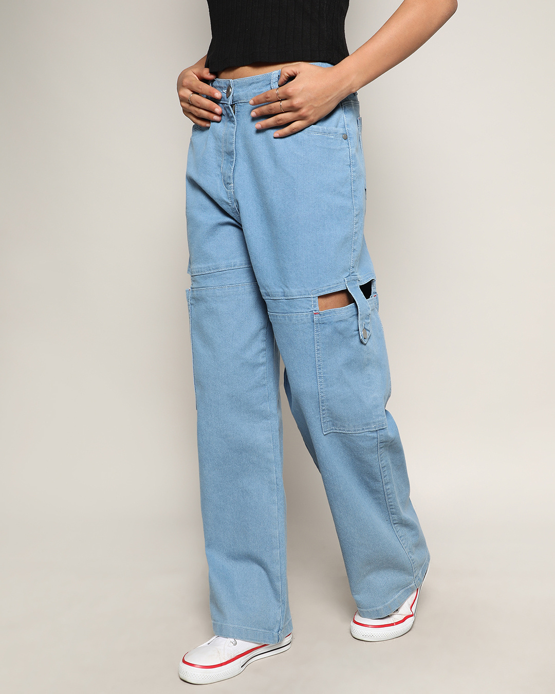 Flared Jeans - Dark Blue main image 1