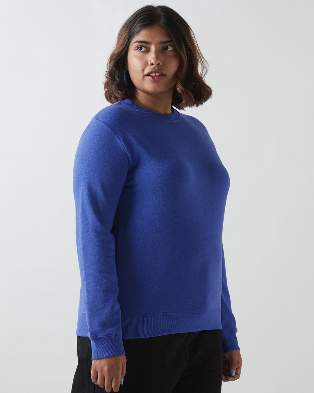 Shop Women's Blue Lolite Plus Size Sweatshirt-Back