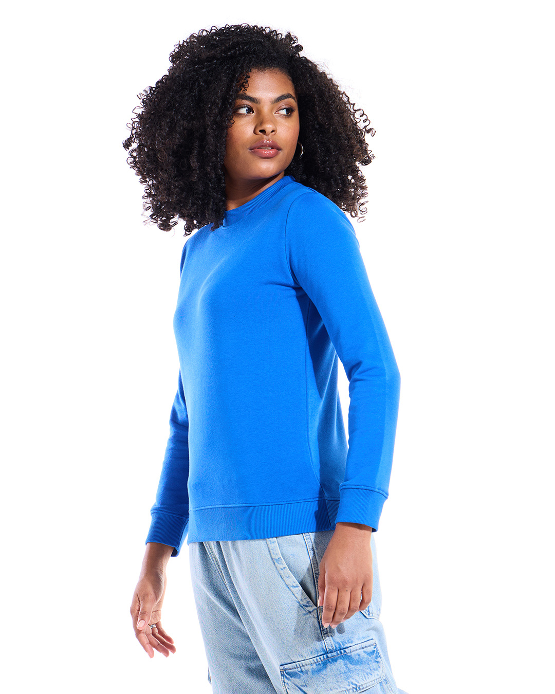 Shop Women's Blue Lolite Sweatshirt-Back