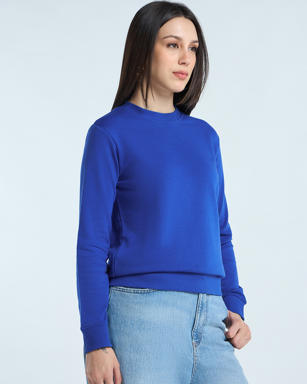 Shop Women's Blue Lolite Sweatshirt-Back