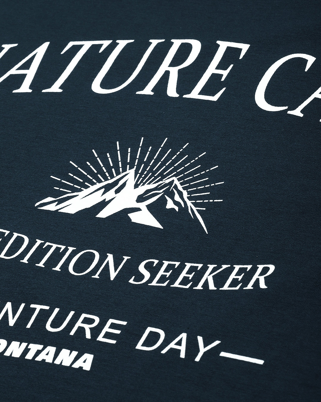 Shop Women's Blue Nature Calls Typography Oversized T-shirt-Back