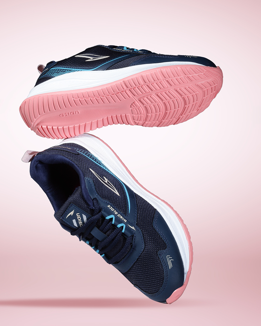 blue running shoes womens