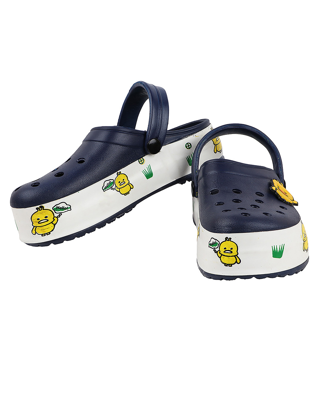 Buy Women's Blue Printed Clogs Online in India at Bewakoof