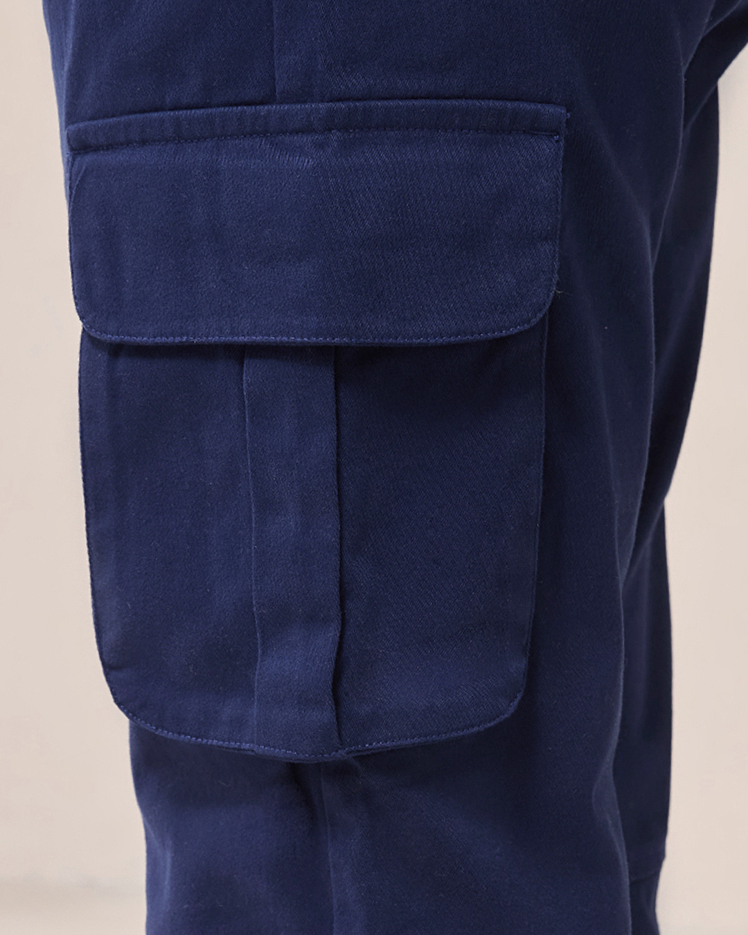 Buy Women's Blue Straight Cargo Pants Online at Bewakoof