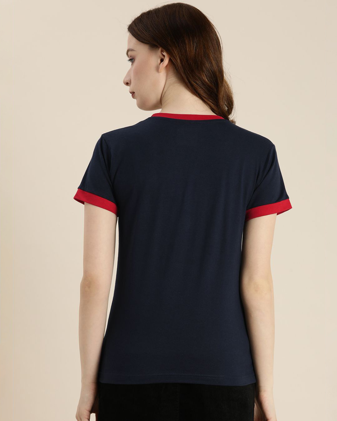 Shop Women's Blue Sunshine Typography T-shirt-Back