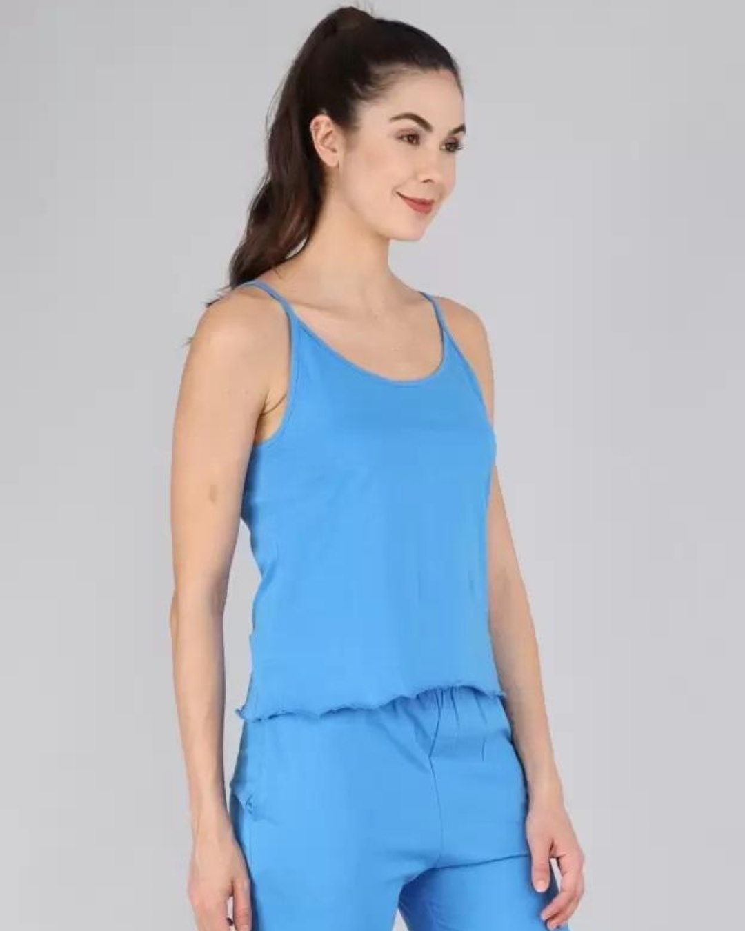 Shop Women's Blue Tank Top-Back