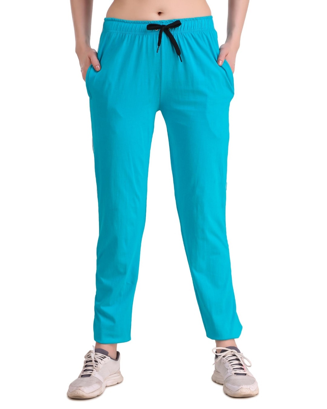 Buy Women's Blue Track Pants for Women Blue Online at Bewakoof