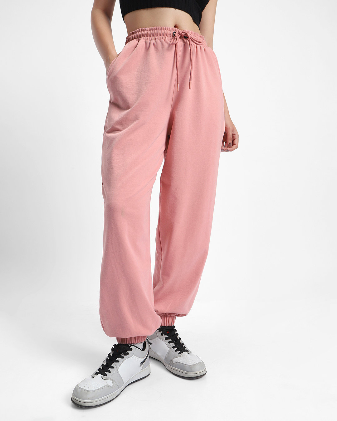 Buy Women's Bridal Rose Oversized Joggers Online at Bewakoof