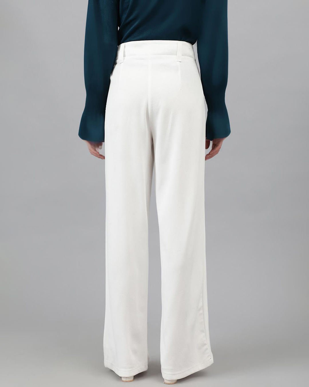 Buy White Crepe Wide Leg Pants For Women by Pocketful Of Cherrie Online at  Aza Fashions.
