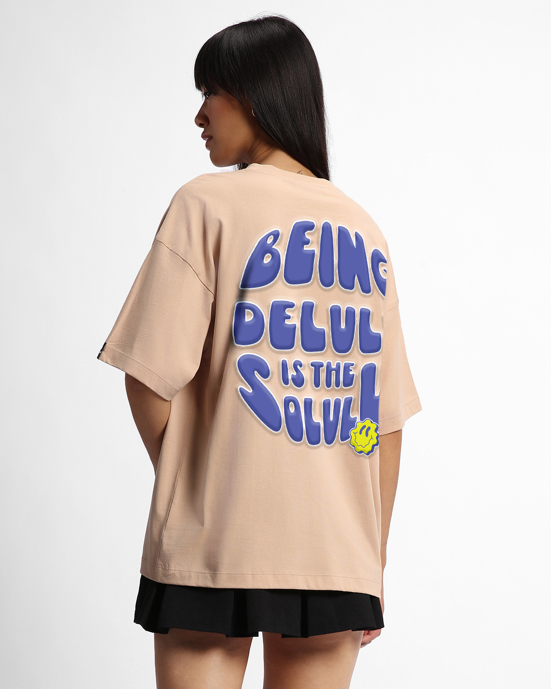 buy-women-s-brown-being-delulu-is-the-solulu-graphic-printed-oversized