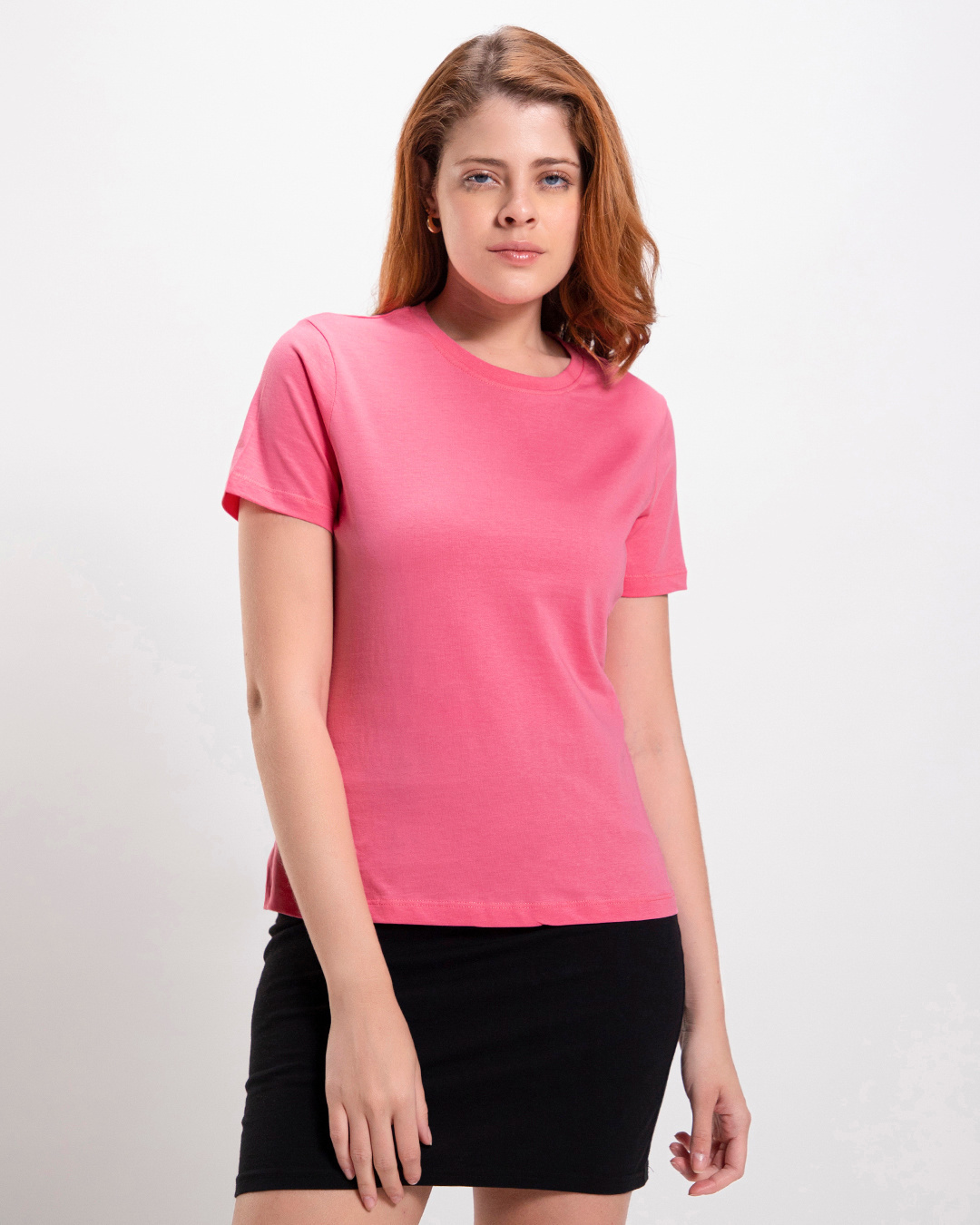 Shop Women's Pink T-shirt-Back