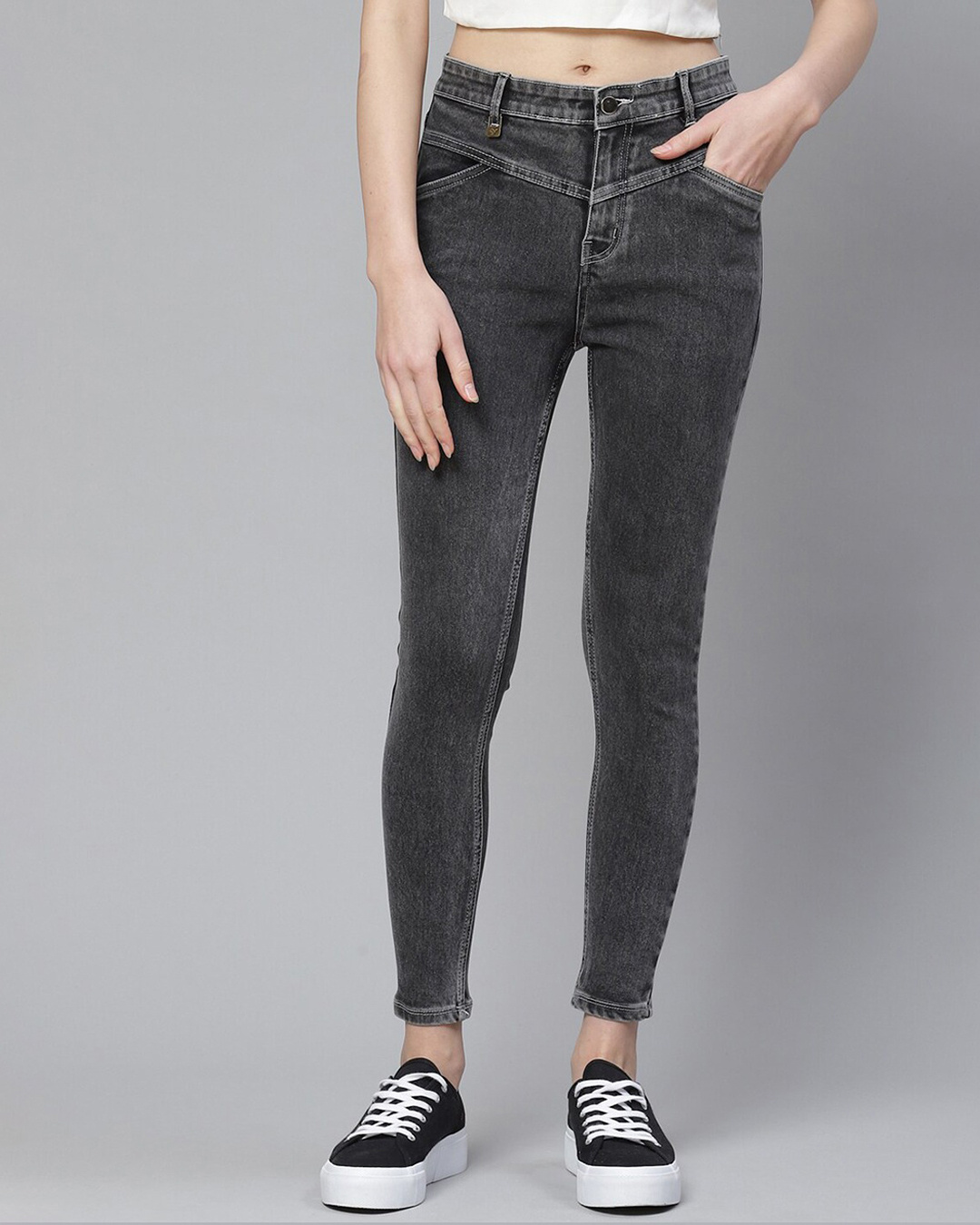Eastham Skinny Jeans Charcoal main image 0