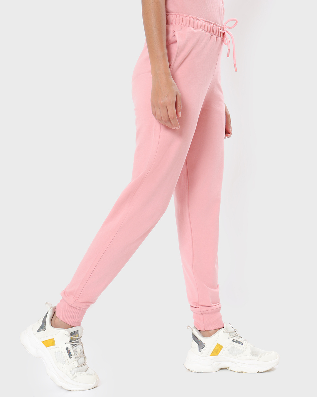 Shop Women's Cheeky Pink Joggers-Back