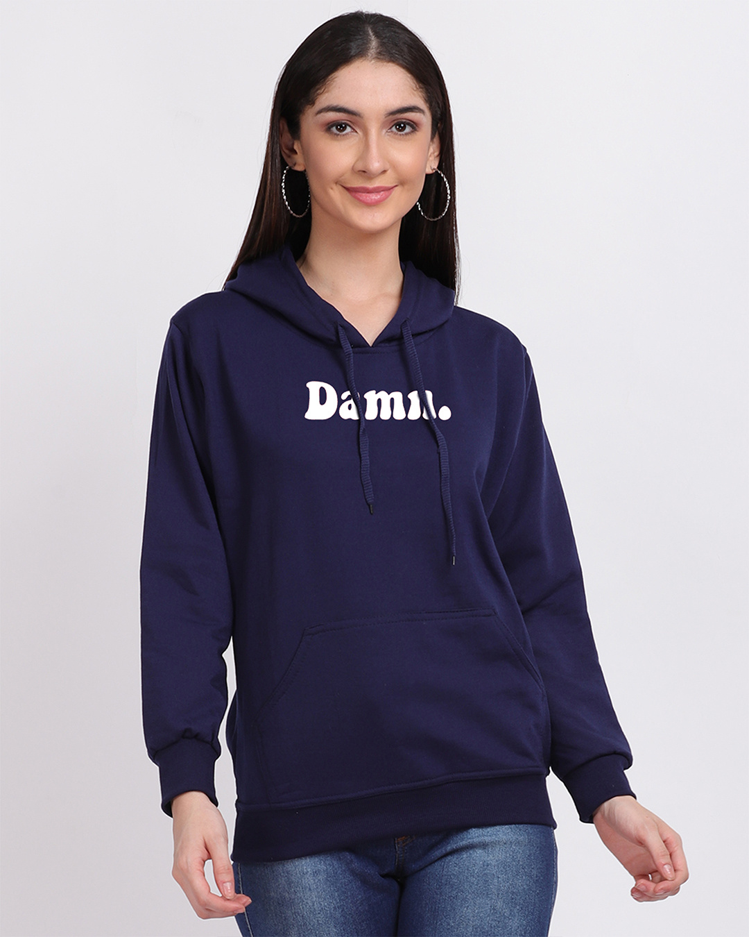 Shop Women's Damn Hoodie-Back