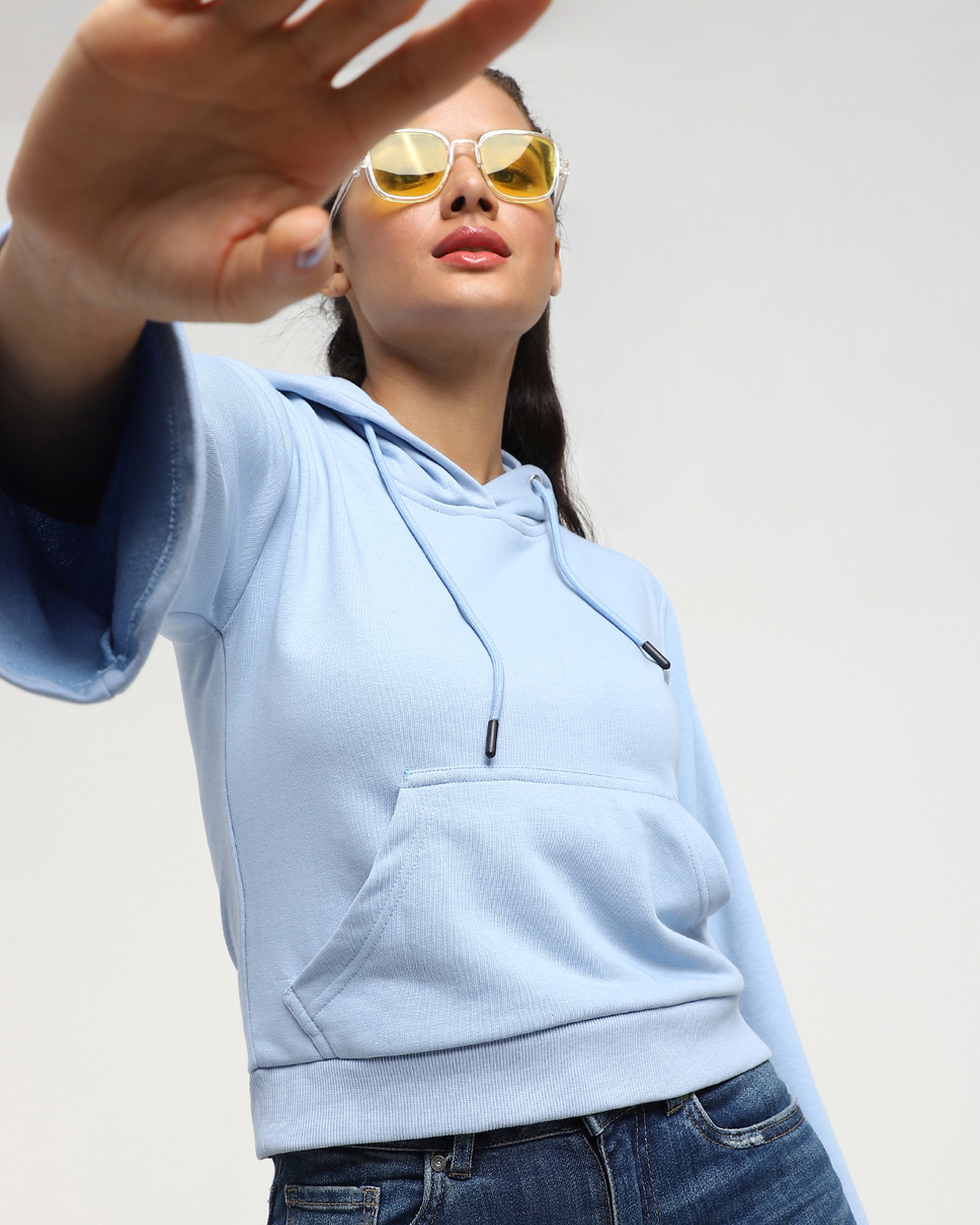 Flare sleeve hoodie Clearance