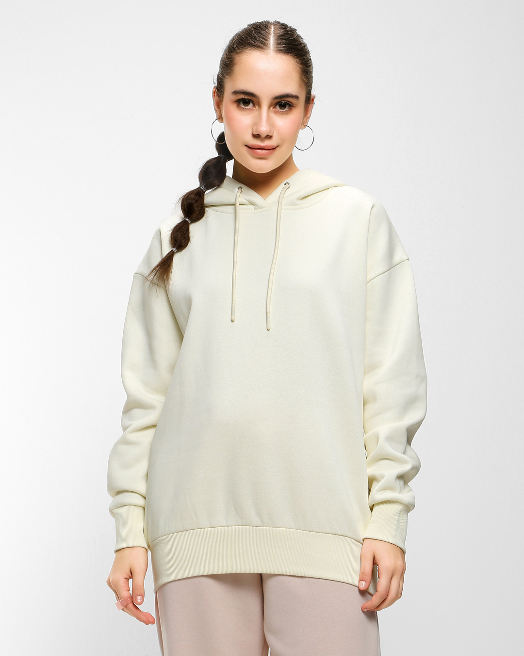 High Neck Oversized Hoodie