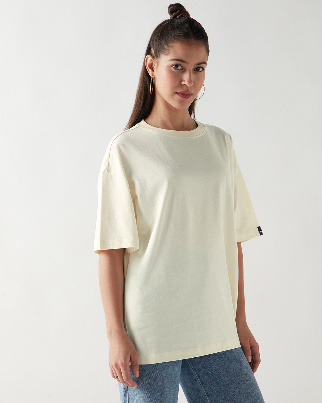 Shop Women's Gardenia Oversized T-shirt-Back