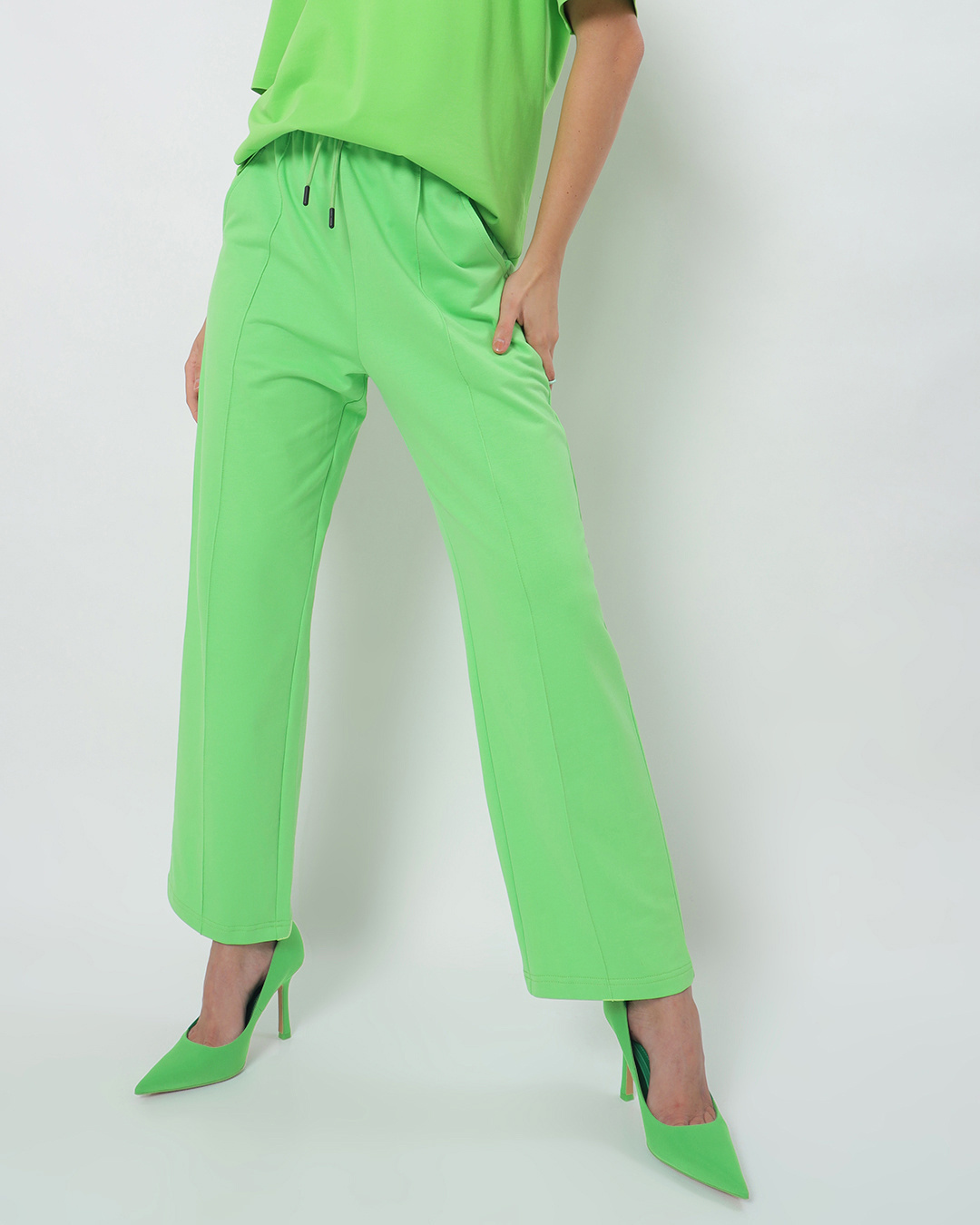 Buy Women's Green Chilled Out Relaxed Fit Pants for Women Jasmine Green ...