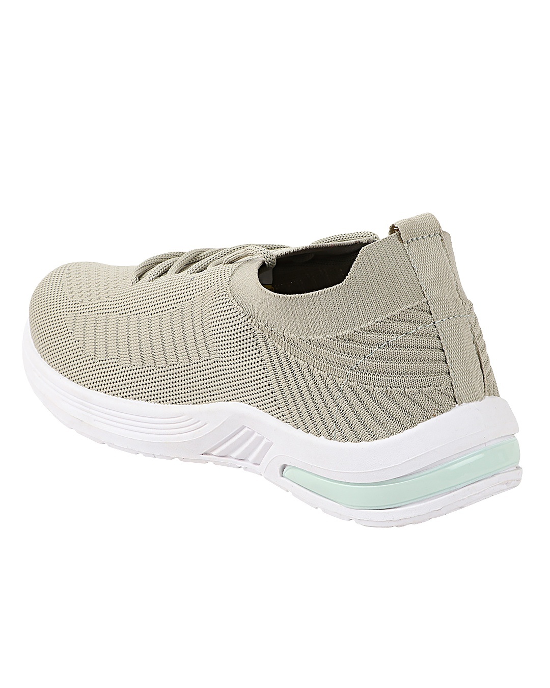 Shop Women's Green Color Blocked Casual Shoes-Back
