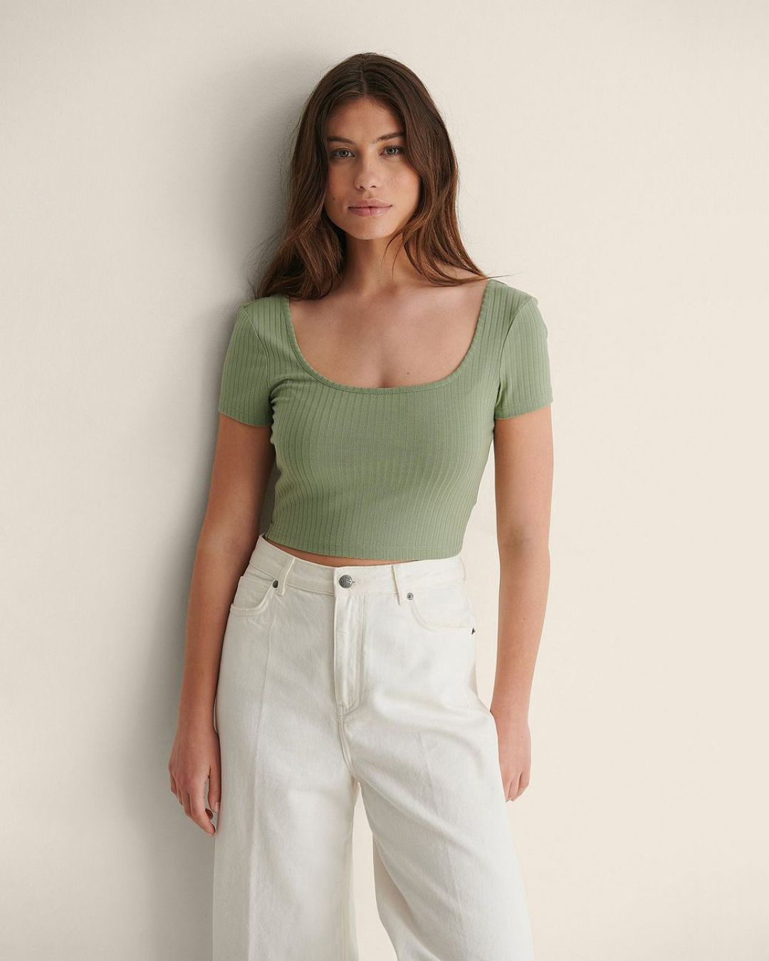 Buy Women's Green Crop Top for Women Green Online at Bewakoof