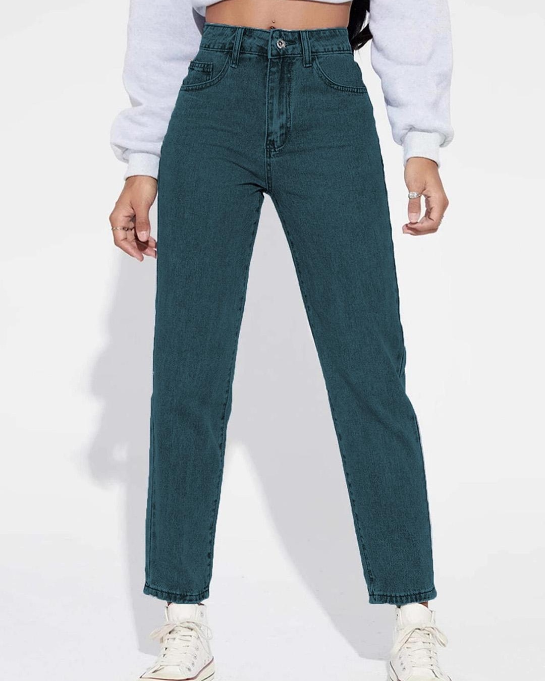 Buy Women's Green Jeans for Women Green Online at Bewakoof
