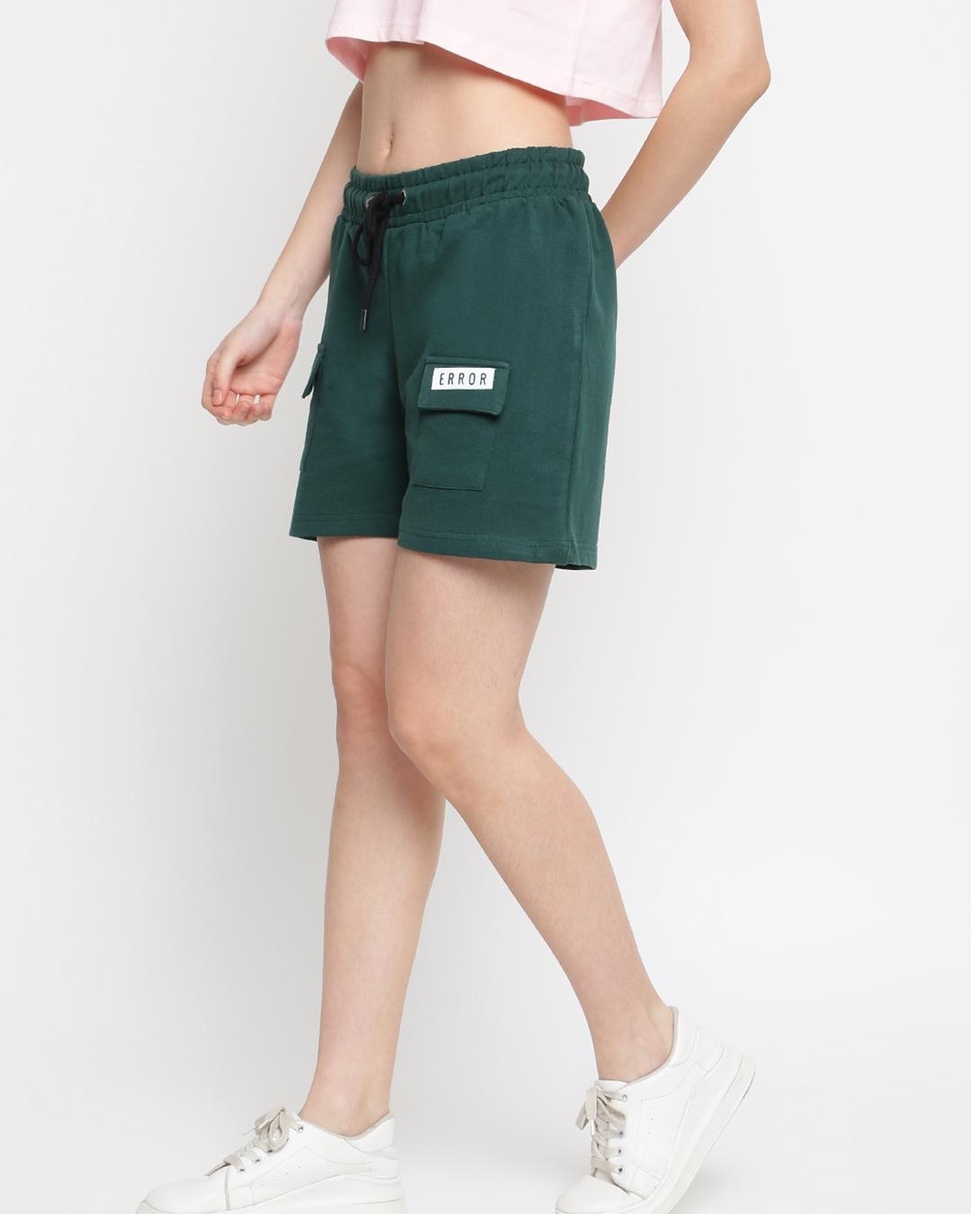Shop Women's Green Shorts-Back