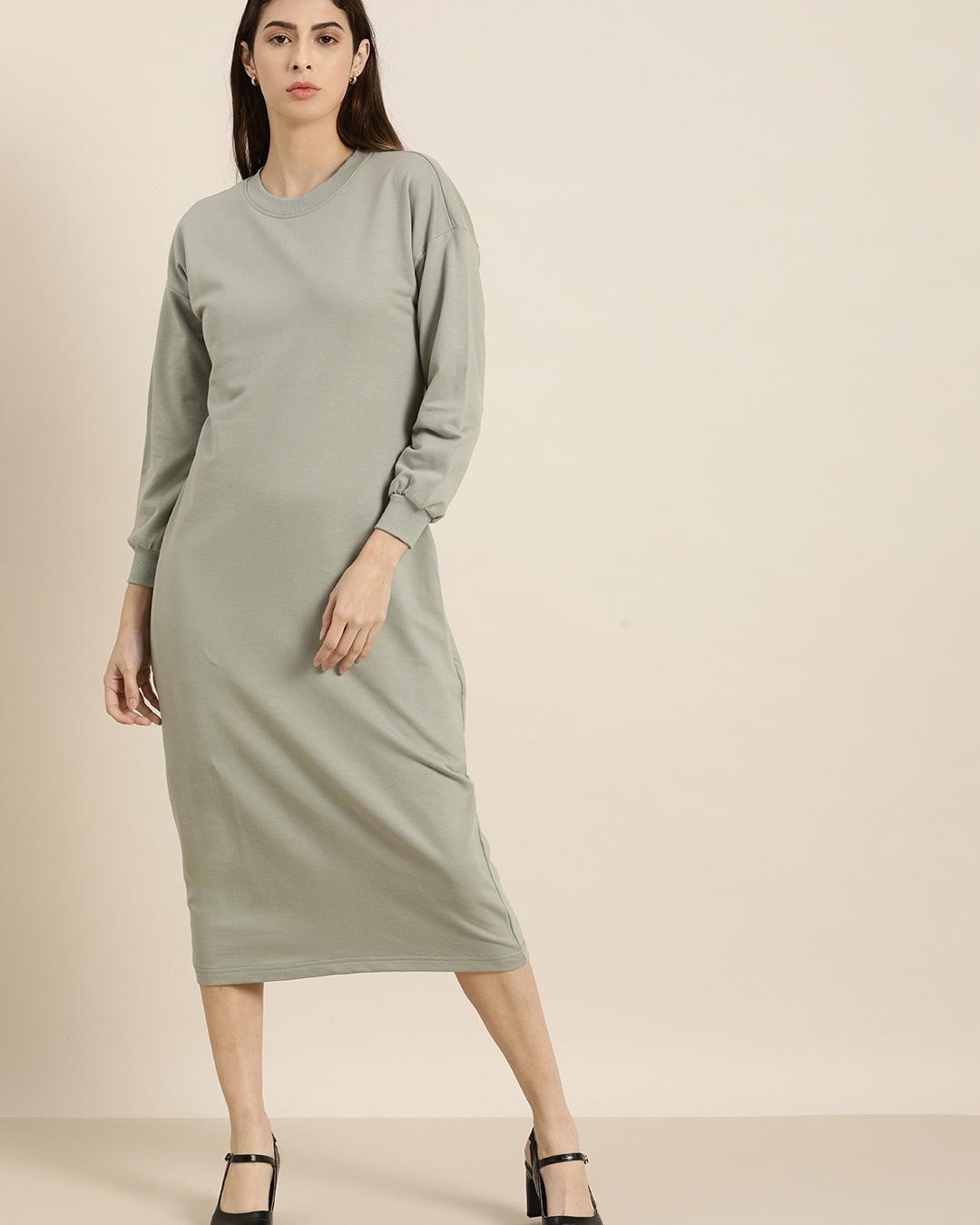 Buy Women's Grey Dress for Women Grey Online at Bewakoof