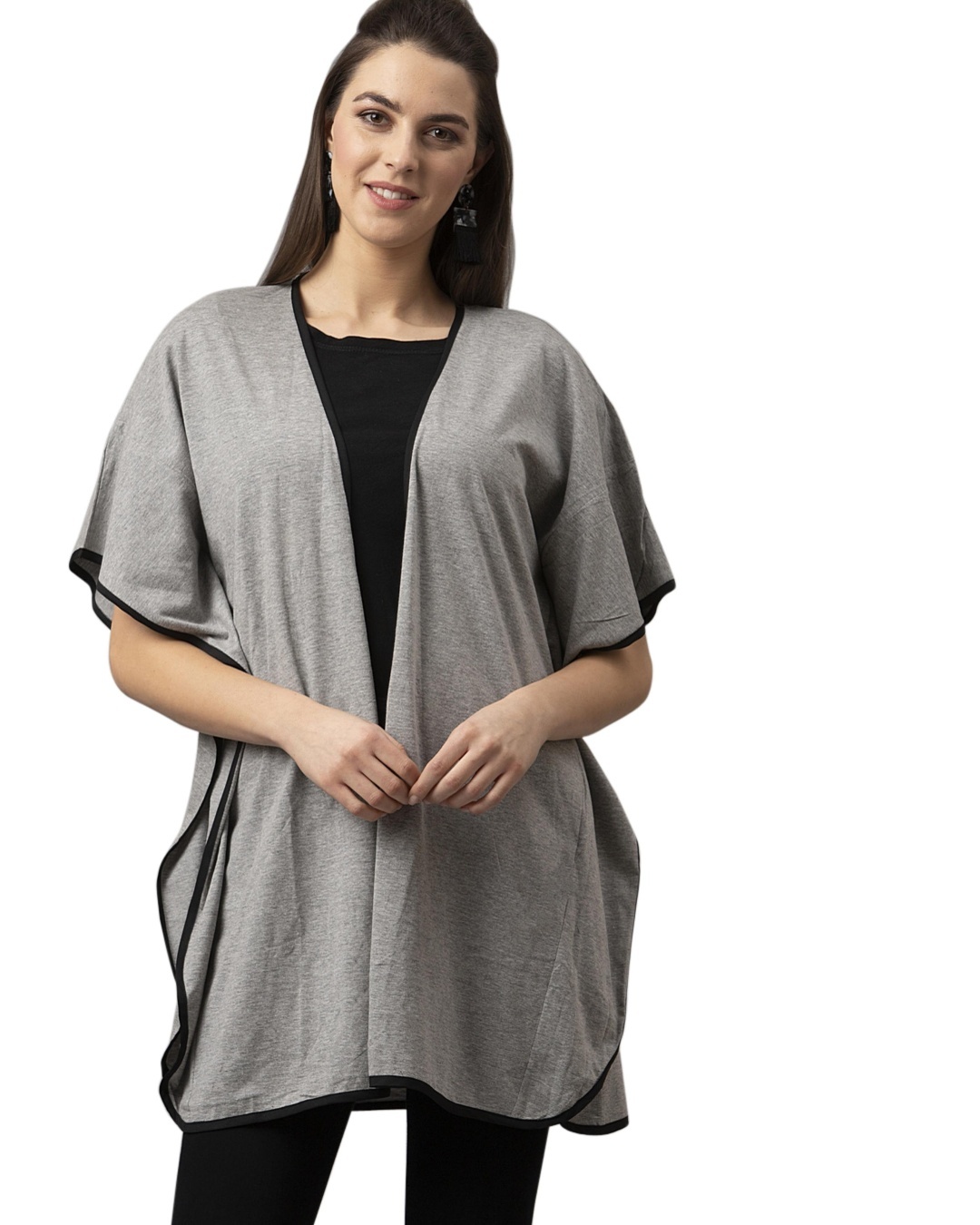Buy Women's Grey Shrug for Women Online at Bewakoof