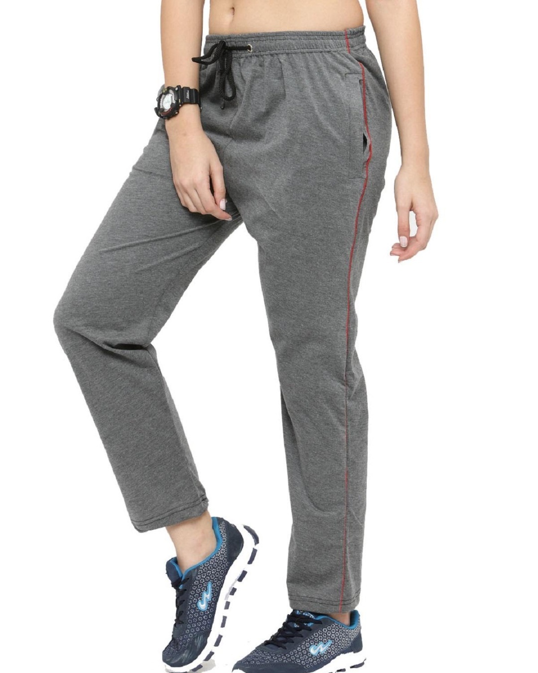Buy Women's Grey Track Pants for Women Grey Online at Bewakoof