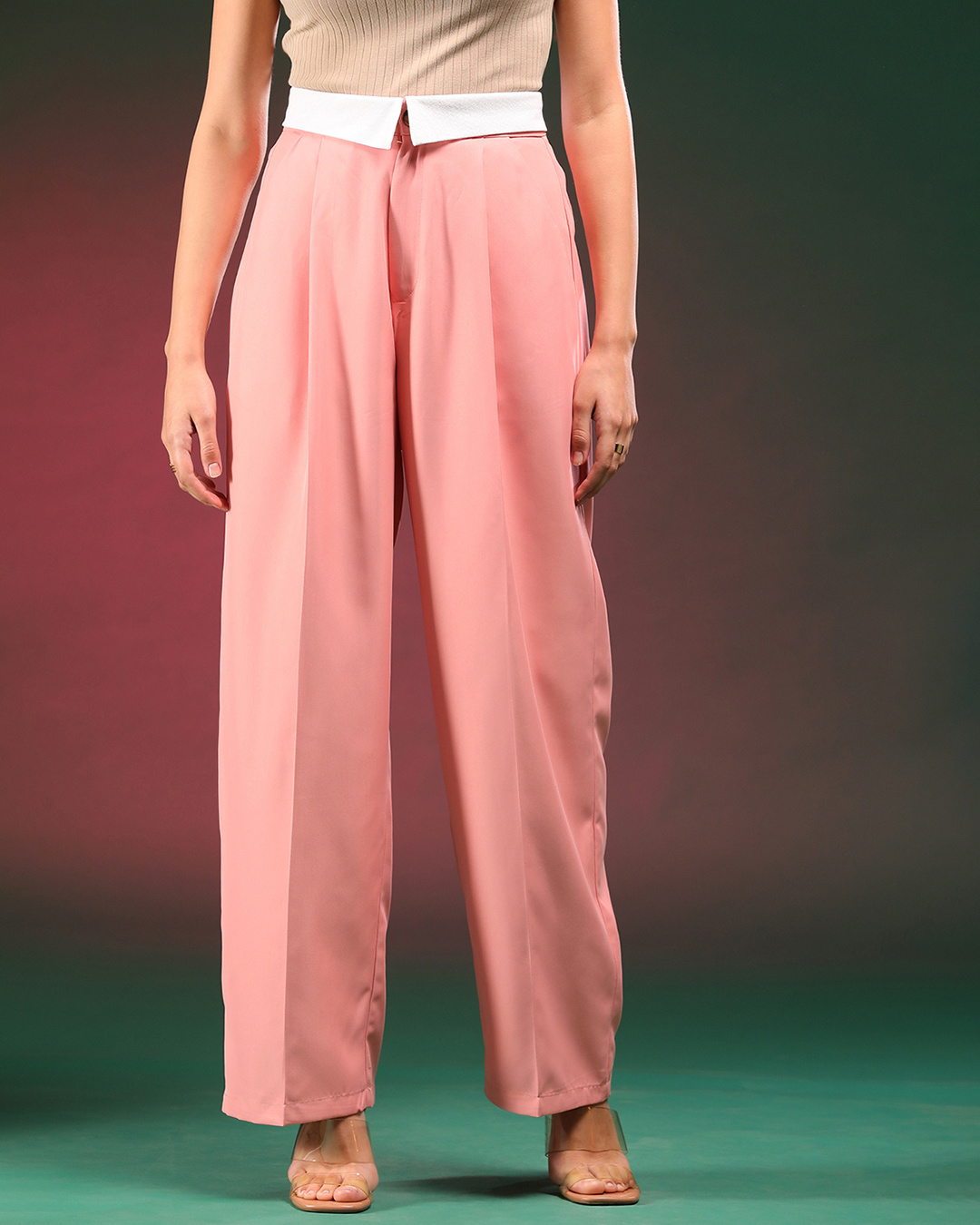 Rose Pink Straight Pant main image 0
