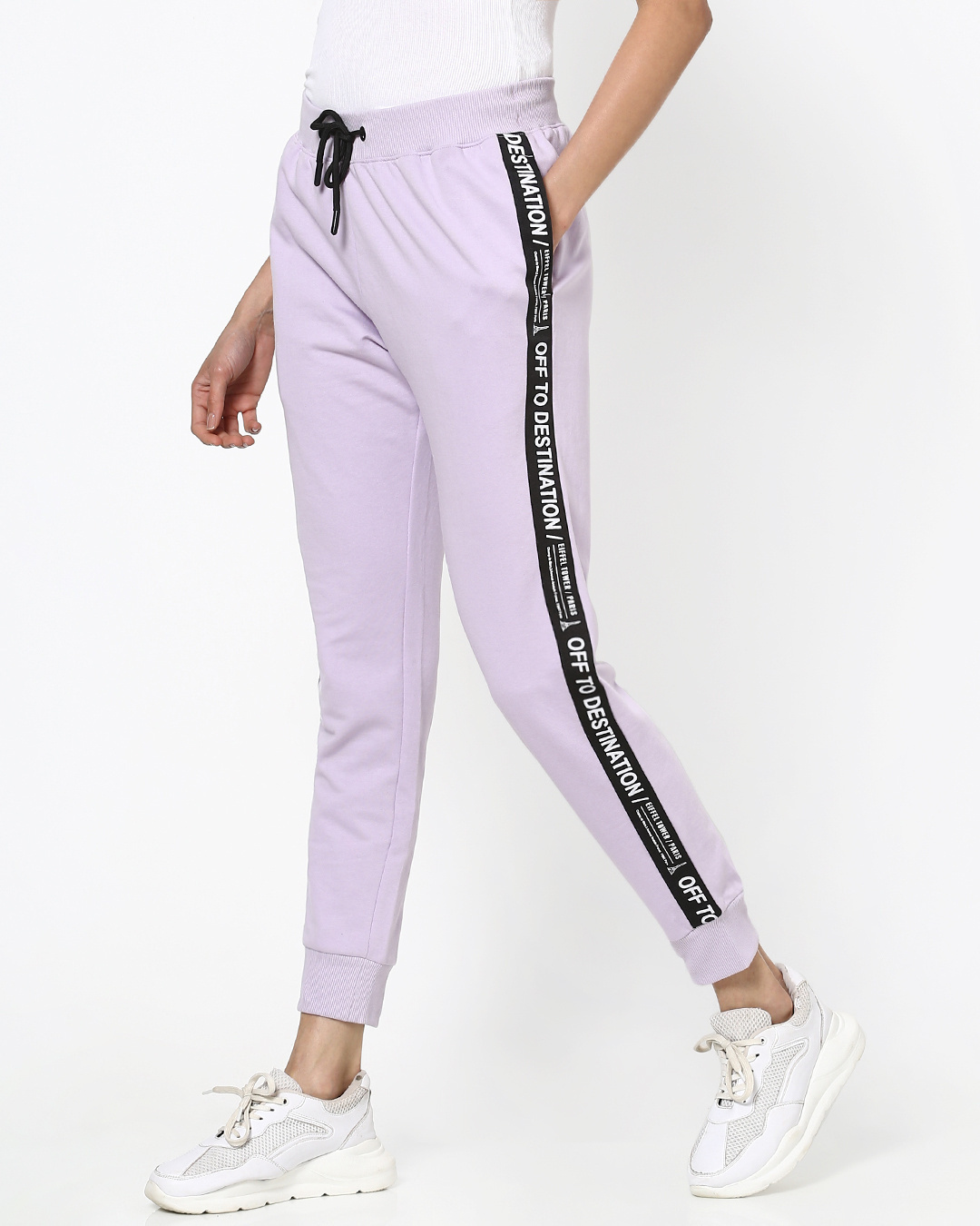 Shop Women's Lilac Fashion Jogger-Back