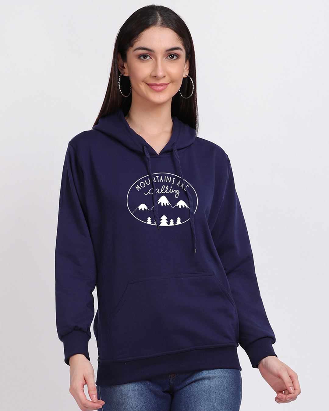 Shop Women's Mountains Are Calling Hoodie-Back
