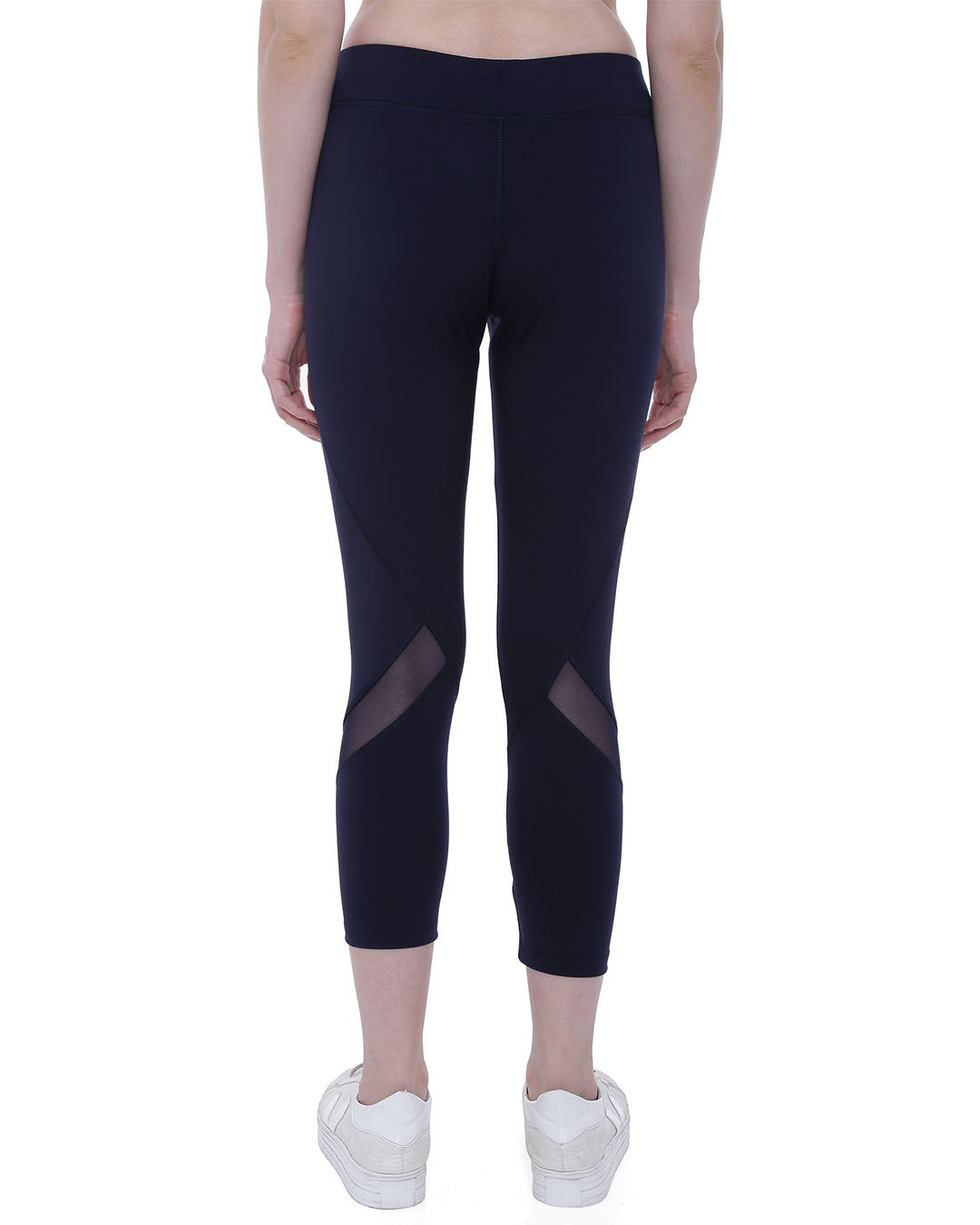 Shop Women's Navy Skinny Fit Tights-Back
