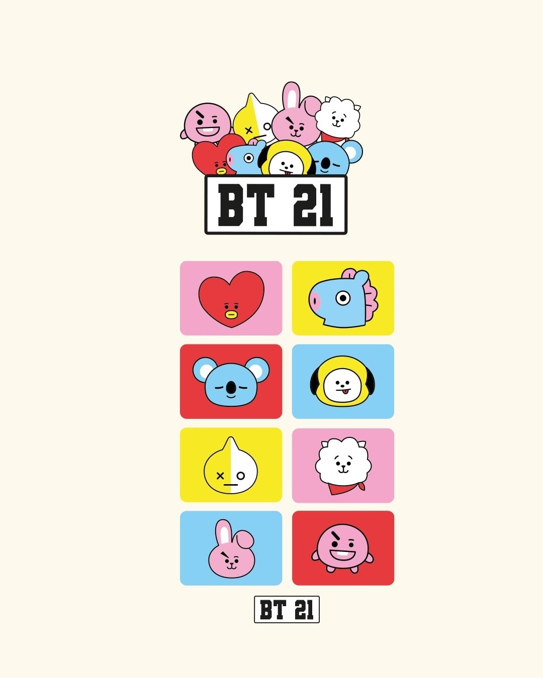 Bt21 off clearance white