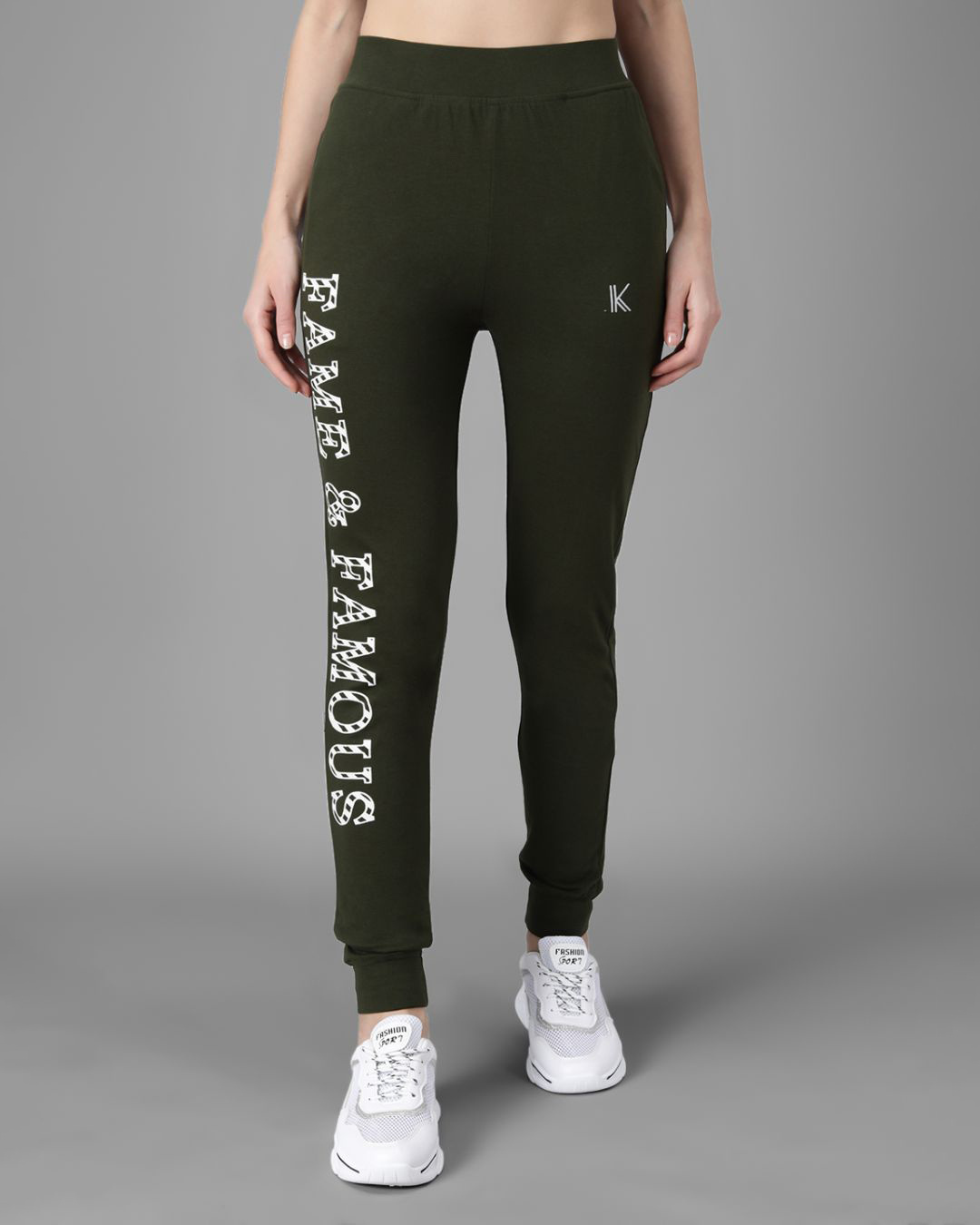 Famous Typography Skinny Fit Joggers 