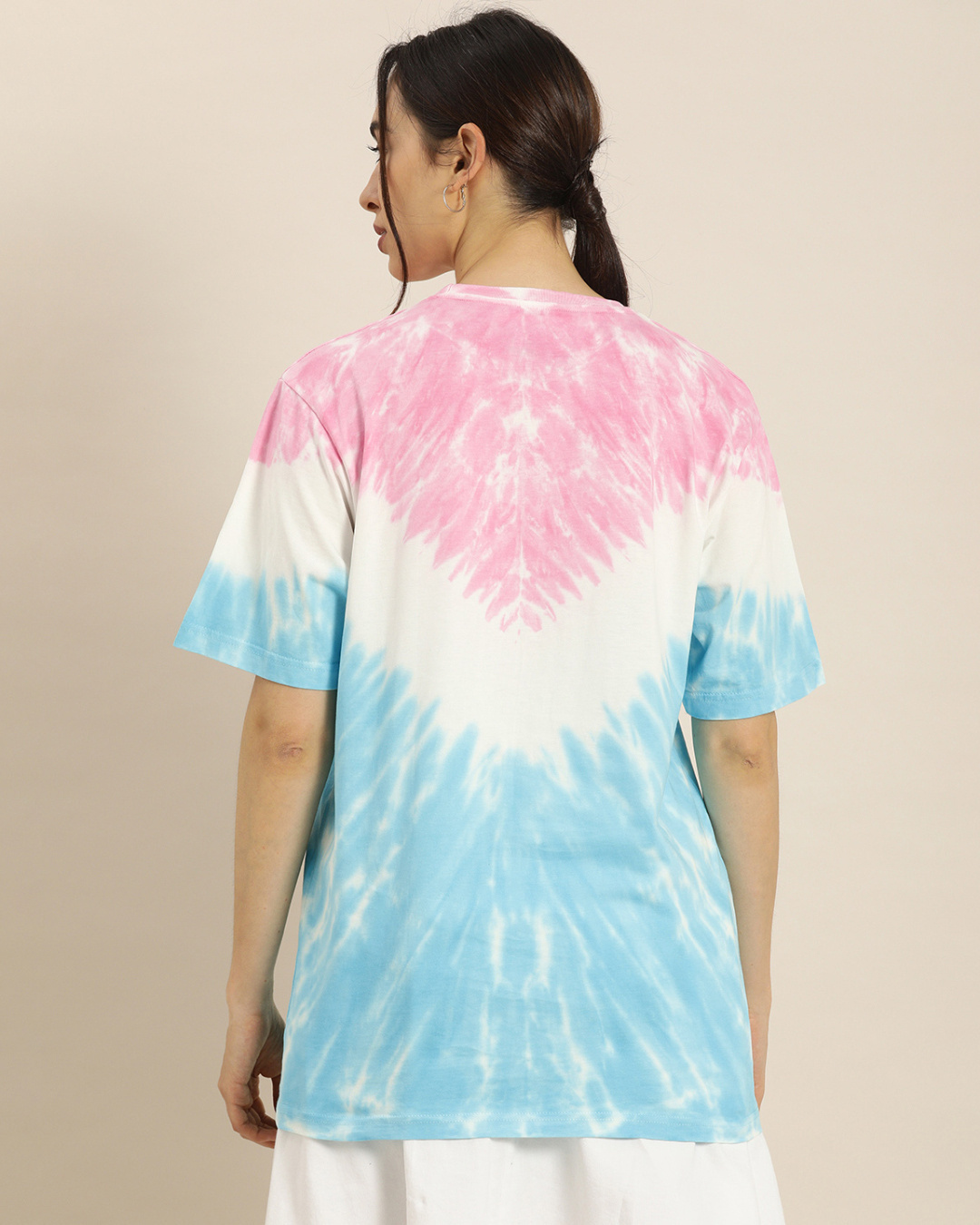 Shop Women's Oversized Tie & Dye T-shirt-Back