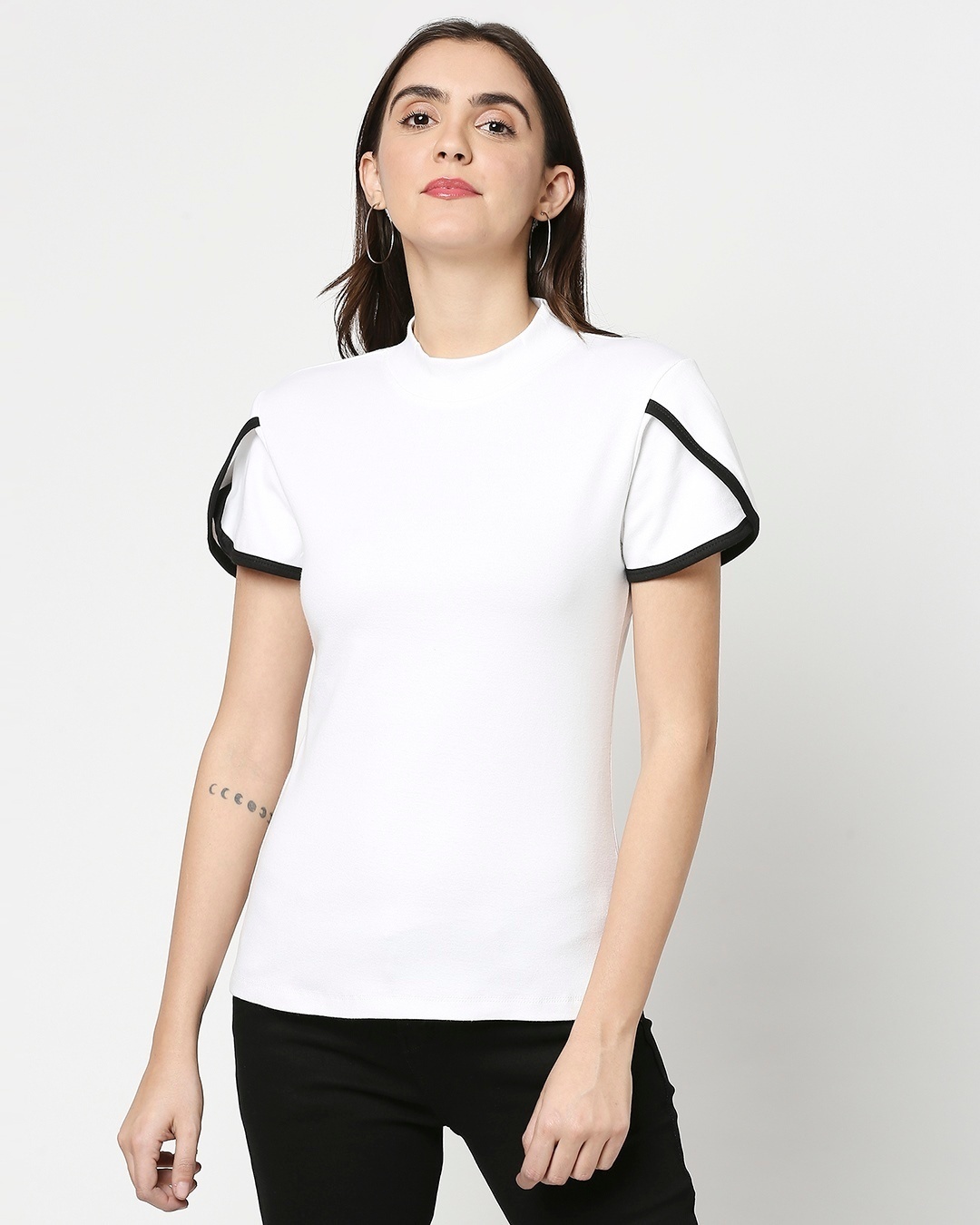 Shop Women's Petal Sleeves T-Shirt-Back