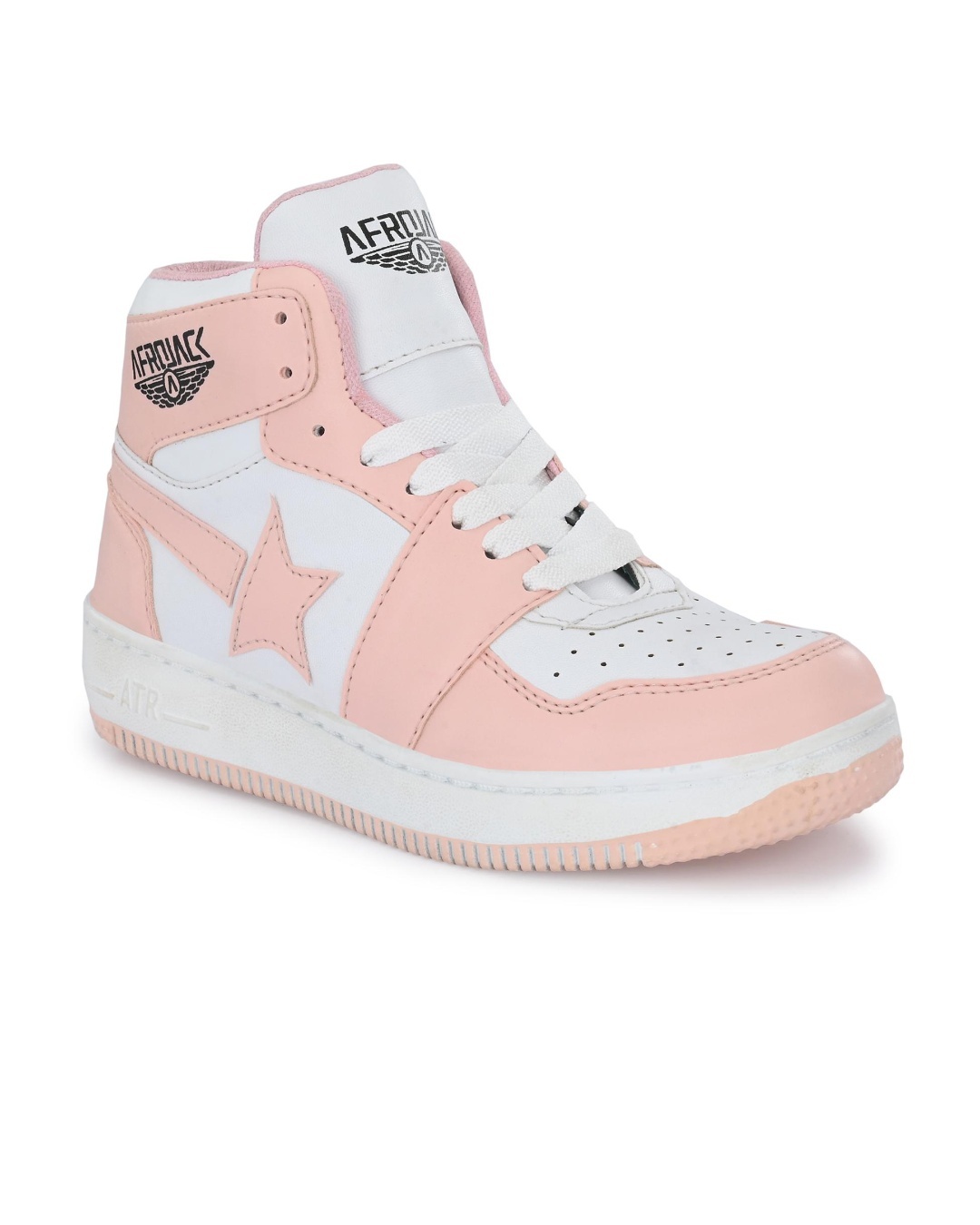 pink white off white sneakers