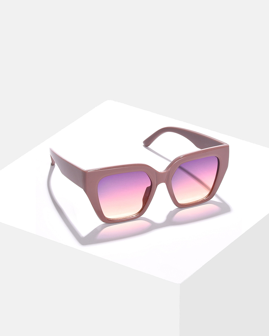 Shop Women's Purple & Pink Butterfly Polarised and UV Protected Lens Sunglasses-Back