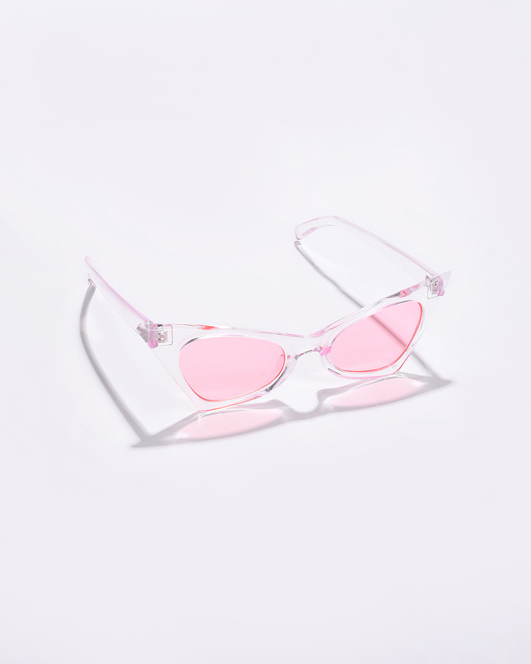 Shop Women's Pink Cateye Sunglasses-Back