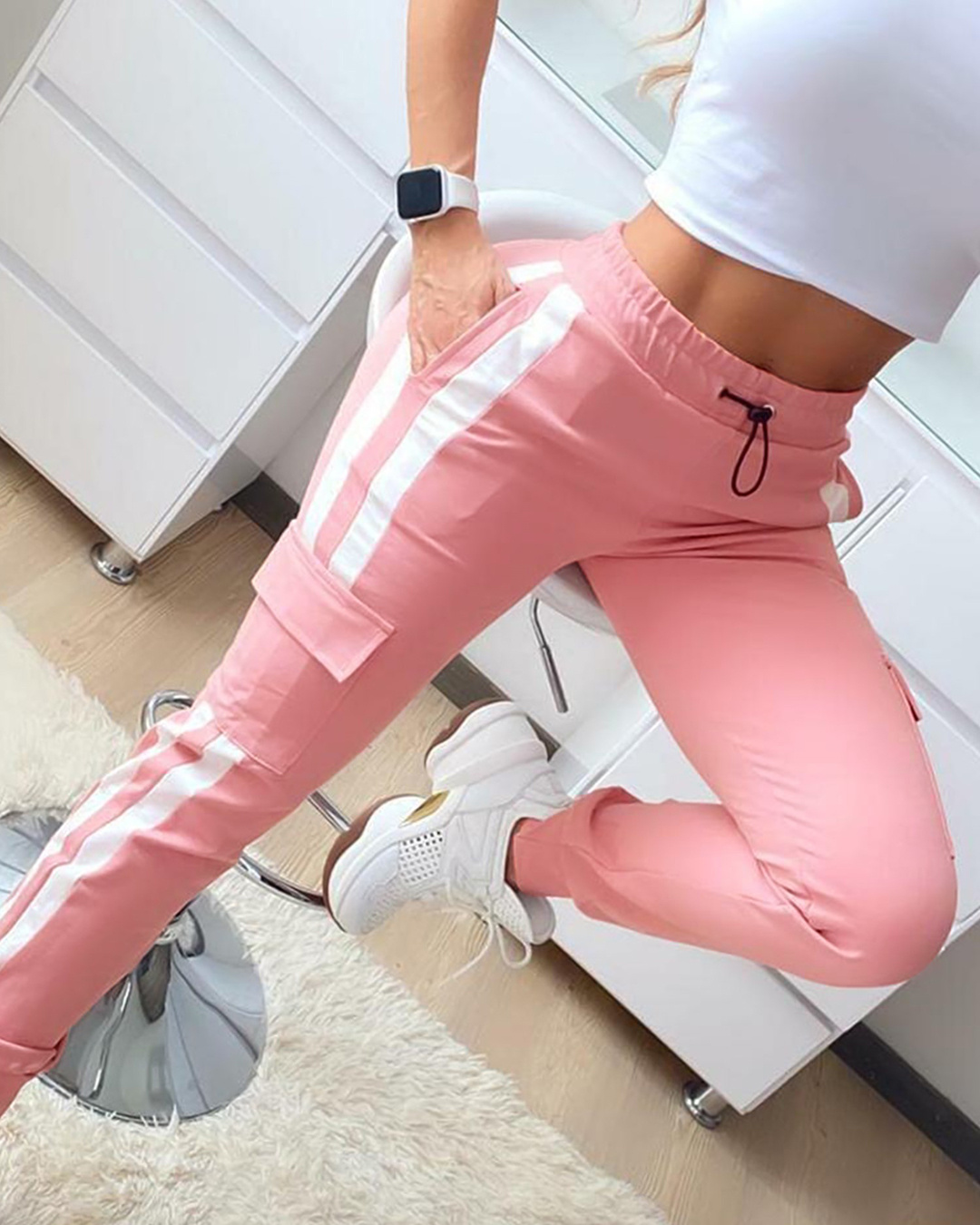 Pink Leopard Women's Joggers