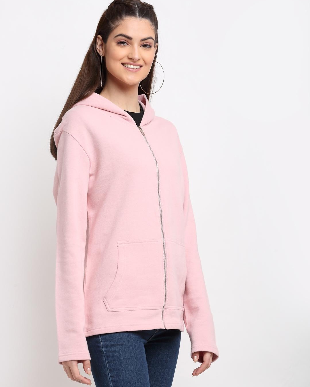 Shop Women's Pink Hoodie-Back