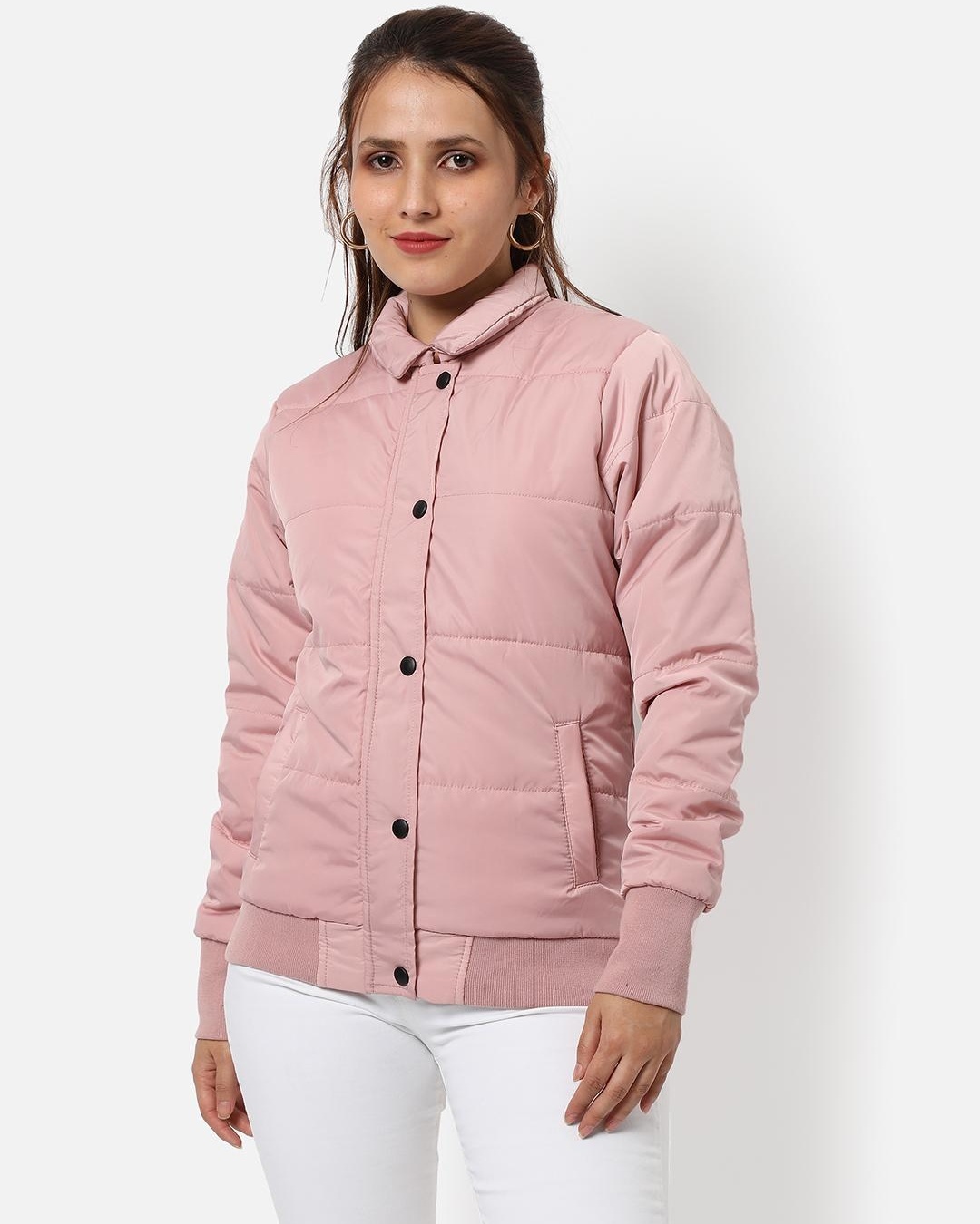Buy Women's Pink Jacket Online at Bewakoof