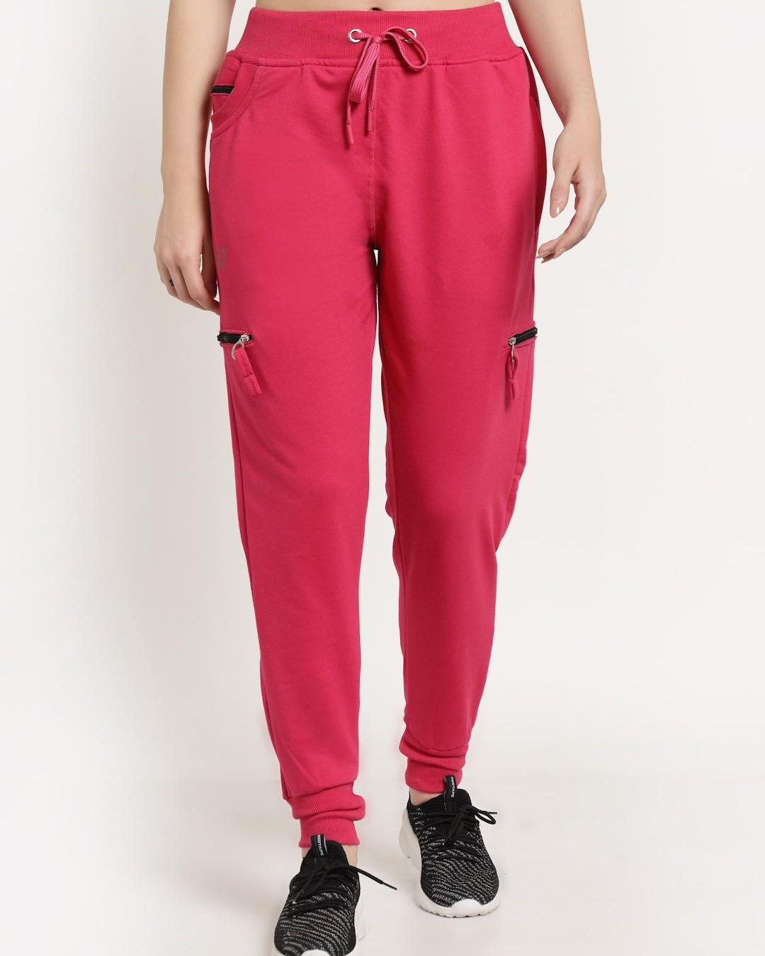 Buy Women's Pink Joggers Online at Bewakoof