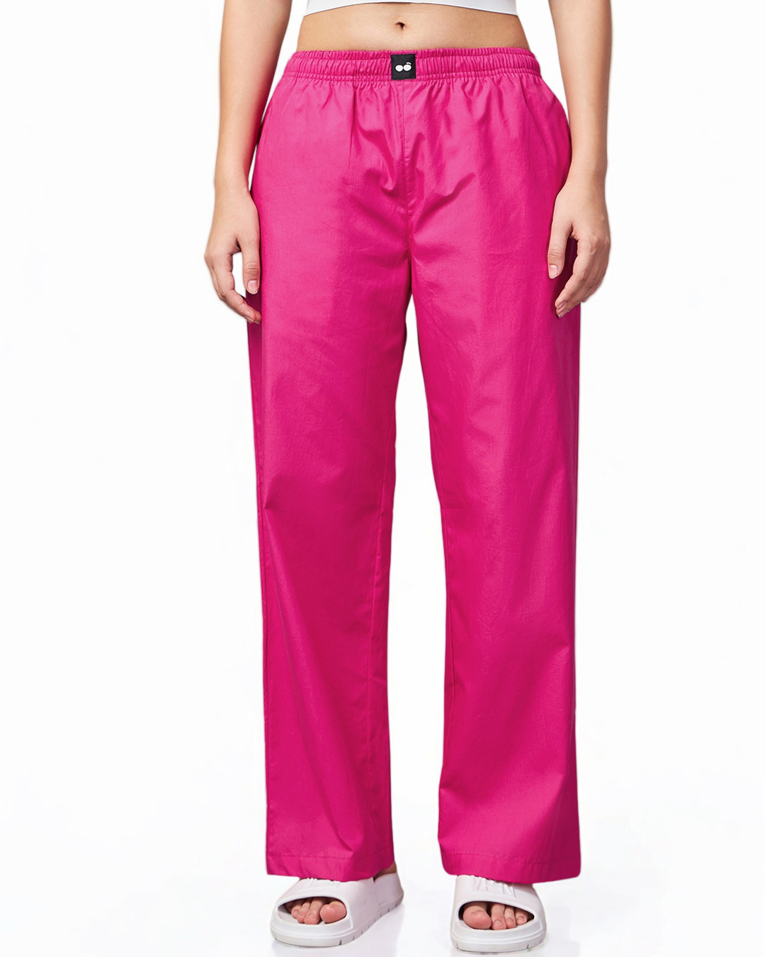 Shop Women's Pink Oversized Pyjamas-Back