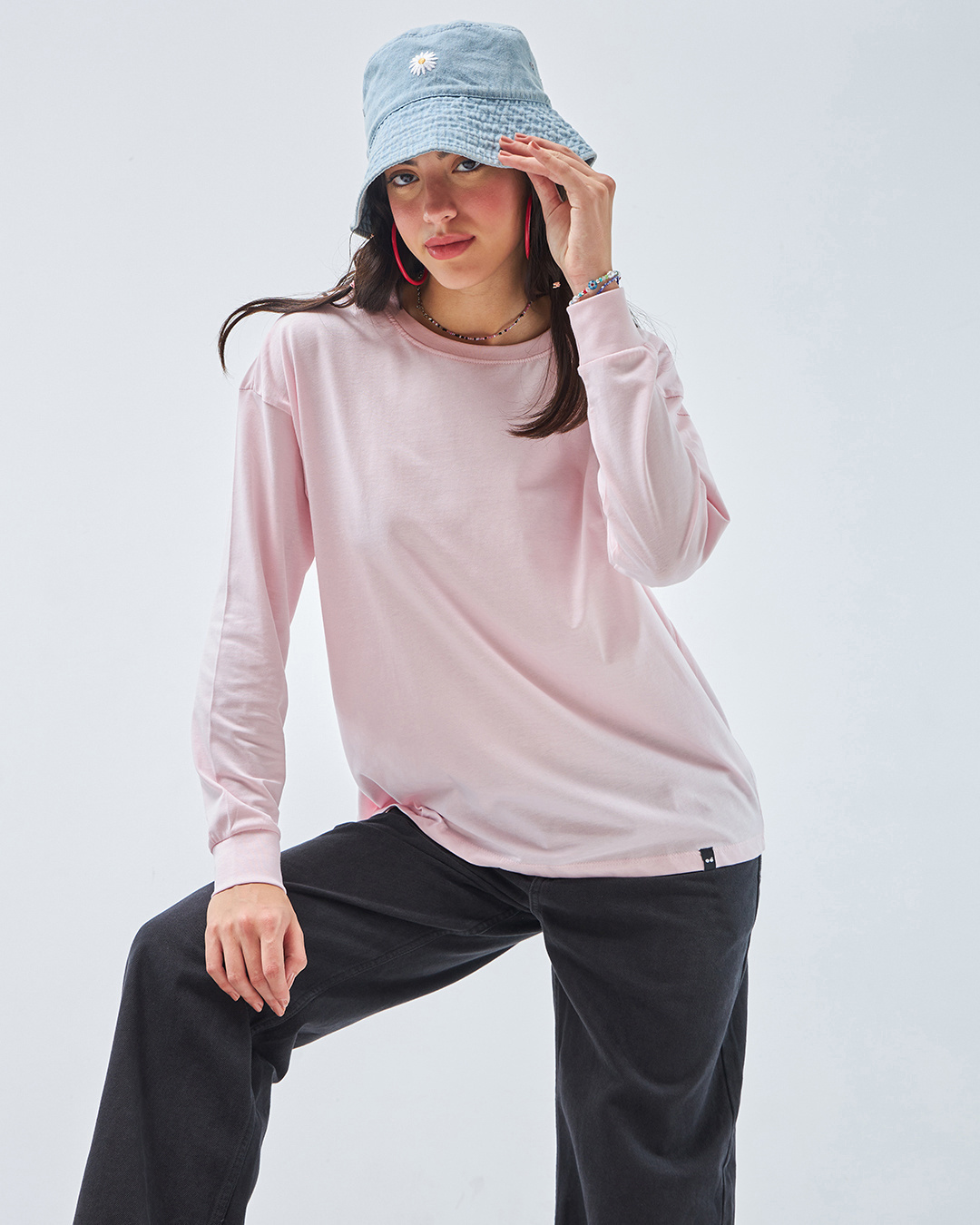 Buy Women S Pink Oversized T Shirt Online At Bewakoof