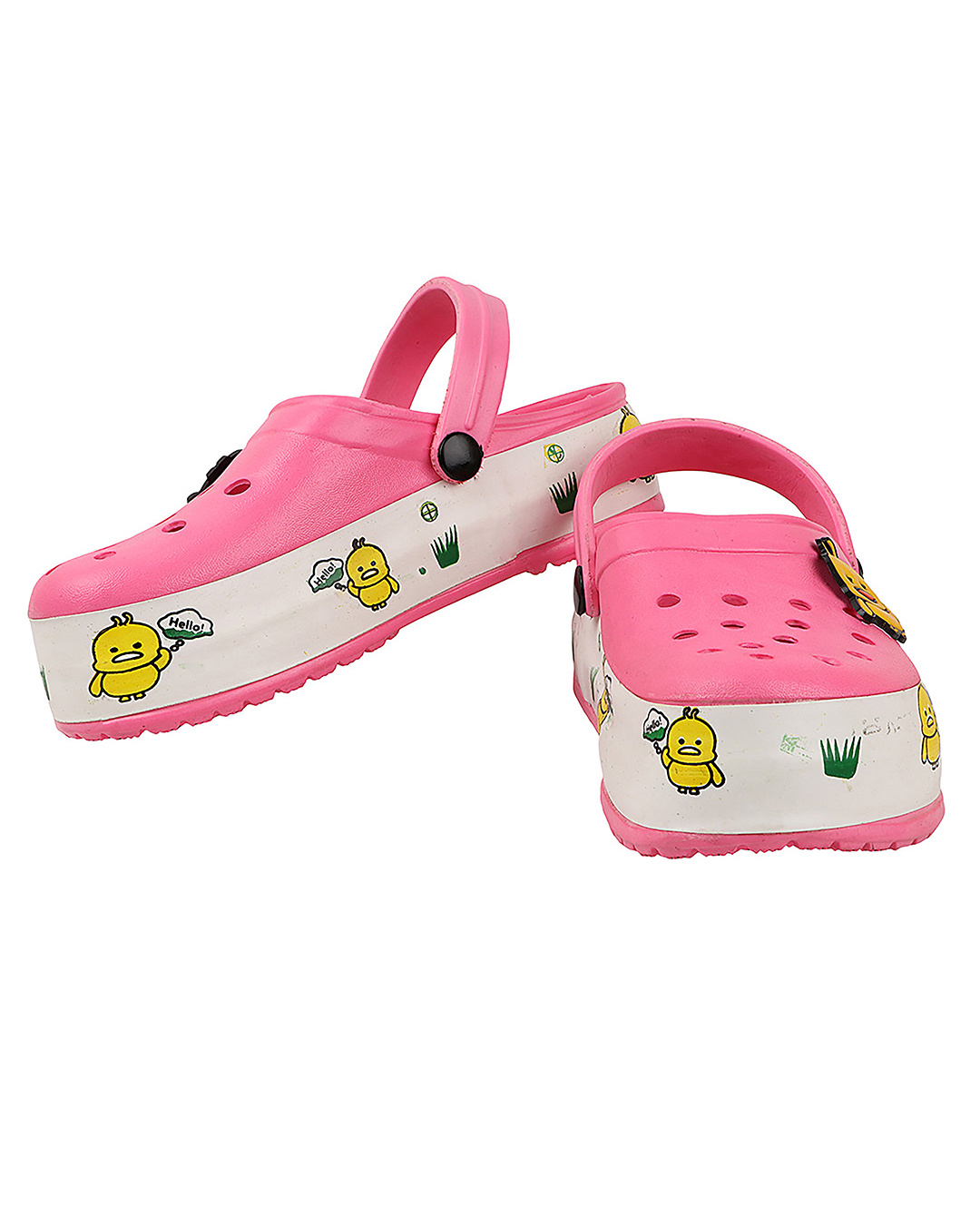 Buy Women's Pink Printed Clogs Online in India at Bewakoof