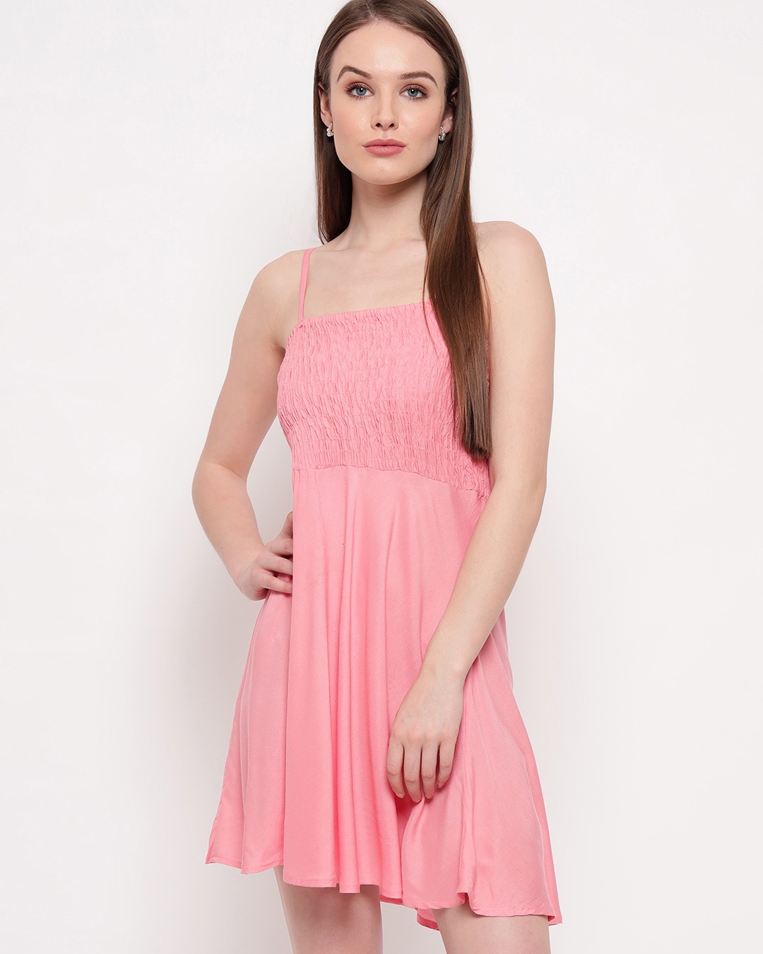 Shop Women's Pink Short Dress-Back