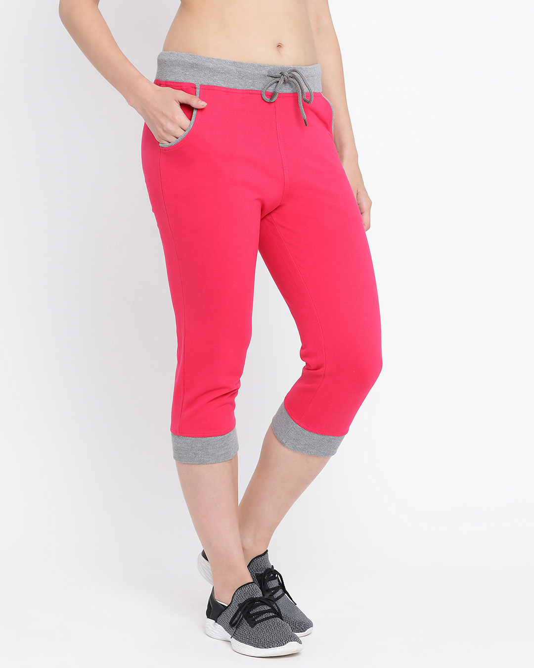 Shop Women's Pink Spandex Tights-Back